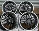 18 Black 190 Alloy Wheels For Mercedes Vito V Class Viano W639 W447 Models