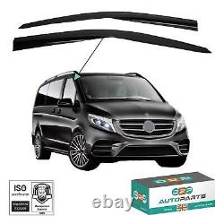 2 Piece Wind Rain Sun Deflectors Sport Style for Mercedes Vito/Viano W639