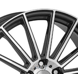 4 Aez Steam Wheels 9.0jx19 5x112 For Mercedes Benz C Cla E Glk Viano Vito