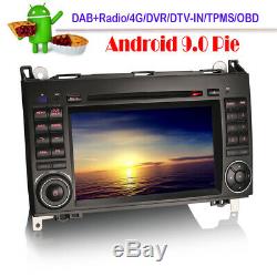 7 Android 9.0 Gps Bluetooth Car CD DVD Navigation For Mercedes Vito W639