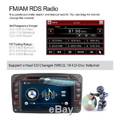 7 Dab + DVD Car Stereo Gps Radio For Mercedes Benz C / Class Viano Vito W203 CL Class