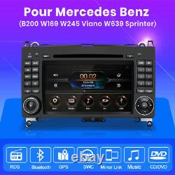 7 Gps Radio Navi DVD Dab+ For Mercedes Benz Viano Vito W639 W169 A B Class