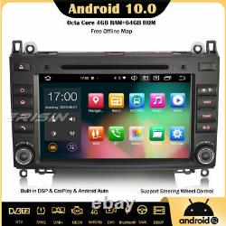 8 Dsp Android 10.0 Autoradio Gps CD Mercedes A/b Class Sprinter Viano Crafter