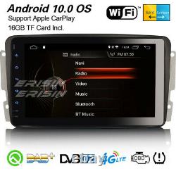 8 Navi Carplay Android 10 Dsp Autoradio Mercedes C/g/clk-classe W203 Viano Vito