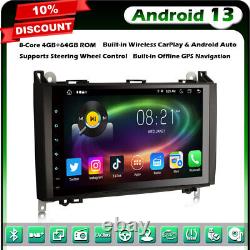 9 64GB Android 13 Car Radio Mercedes A/B Class Vito Sprinter Viano VW Crafter