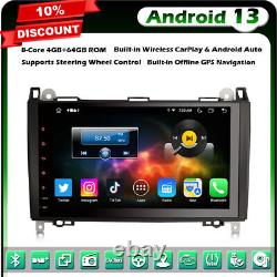 9 64GB Android 13 Car Radio Mercedes A/B Class Vito Sprinter Viano VW Crafter