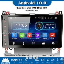 9 Dab + 10.0 Android Car Gps Tnt Mercedes Benz A / B Class Viano Vito Crafter