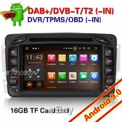 Android 9.0 Gps Car Radio Dab + CD For Mercedes Benz C / Clk / G Class W203 Vito Viano