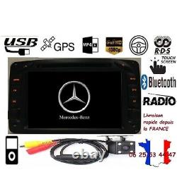 Autoradio Android Gps Bluetooth DVD Wifi Mercedes Class C-vito-clk-viano-camera