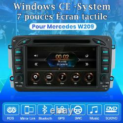 Autoradio For Mercedes-benz C/clk/g Class W203 W209 Vito Viano Dab+ DVD Sat Bt