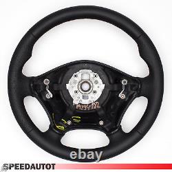 Black Leather Steering Wheel Exchange for Mercedes Viano Vito W639