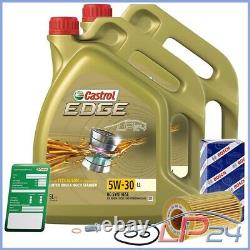 Bosch Oil Filter+10l Castrol Edge Fst 5w-30 LL Mercedes Vito W-639 110-116