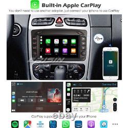 Carplay Dab+android 10 Gps Radio Mercedes Benz C/clk/g Class W203 Vito Viano