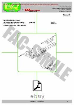 Connecting + Bypass Set Pins For Mercedes Viano Vito 23044/f