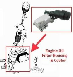 Engine Oil Filter Housing For C218 W204 Mercedes Sprinter, Dodge 6511801310