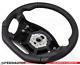 Flat Black Leather Steering Wheel Exchange For Mercedes Vito/viano W639