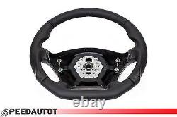 Flat Black Leather Steering Wheel Exchange for Mercedes Vito/Viano W639