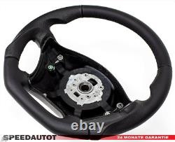 Flattened black leather steering wheel Mercedes VITO / VIANO W639 exchange standard