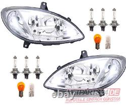 Halogen Headlights Suitable For Mercedes Vito Viano Right Left Kit With Light