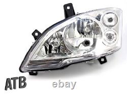 Headlights With Left-hand Servo Motor For Mercedes Vito Viano W639 2010- New