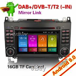 Mercedes Benz Car Android 9.0 A B W169 W245 Viano Vito Dab + Freeview Dvr Bt 2972
