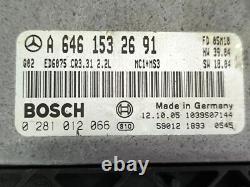 Mercedes-Benz Vito Viano W639 2006 A6461532691 Engine ECU Calculator PLO34241