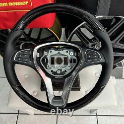 Mercedes-Benz Wood Leather Dark Laurel Steering Wheel Class V W447 Vito Viano W205