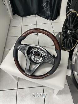 Mercedes-Benz Wood Leather Walnut Steering Wheel New Class V Vito Viano WDF639 New
