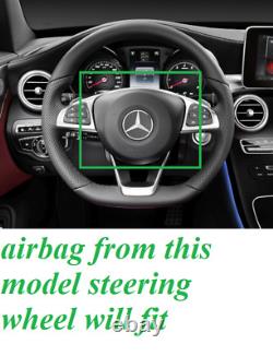 Mercedes Steering Wheel 14+ AMG W205 W213 W447 Vito Viano NEW LEATHER 18+ style