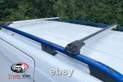 Mercedes Vito Viano Cross Bars Roof Silver Lockable Rack Pair 2015 On