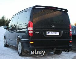 Mercedes Vito/Viano W639 (Compact Van) Stainless Steel Sport Duplex Exhaust 2x115x85