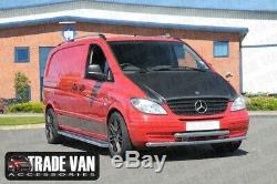 Mercedes Vito Walk Foot Truck Viano C2 Long Stainless Steel Bar