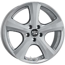 Msw 19 Van Wheels For Mercedes Viano 6.5x16 5x112 And 50 Full Silver 5fd