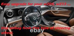 New Leather Mercedes AMG 14+ W205 W213 W447 Vito Viano Steering Wheel 18+ Style