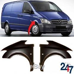 New Mercedes-benz Vito W639 10-15 Front Fender Fender With Flashing Hole Left