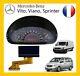 Obd Screen Lcd Meter Mercedes Vito / Viano From 2004 Pro Seller