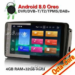 Octa-core Android 8.0 Gps Dab + Car Radio Mercedes C / Clk W203 W209 Viano Vito Tnt