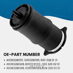 Rear pneumatic suspension bag for Mercedes-Benz Viano Vito W639