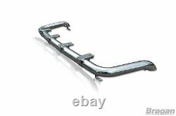 Roof Bar B For Mercedes Vito Viano 2014 + Van Front Bottom Flat Stainless Steel