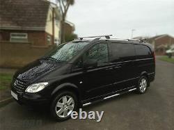 Roof Bars + Cross + Stops Charge For Mercedes Vito Viano 2014+ Swb Set