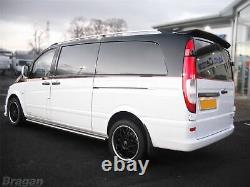 Roof Rail + Locking Cross Bars Mercedes Vito Viano 2004-2014 Mwb Lwb