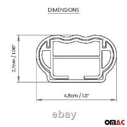 Roof bars TÜV for Mercedes Vito Viano W638 W639 W447 2003-2014 Gray 2x