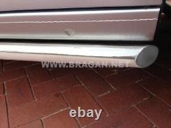 Side Bars for Mercedes Vito Viano Extra Lwb 2014+ Polished Stainless Steel Van