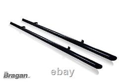 Side Bars for Mercedes Vito Viano Swb Mwb 2014 + Polished Stainless Steel Nerf Tube Van