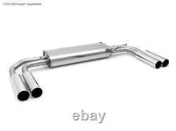 Sport Exhaust Mercedes Vito Viano W639 V639 with Dual 2x76mm Tailpipes