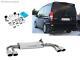 Sport Exhaust Duplex For Mercedes Vito Viano W639 V639 With Each 2x115x85mm Oval Outlets