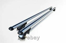 Stainless Steel Roof Bars + Cross + Stop For Mercedes Vito Viano Swb 14