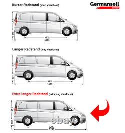 Stepboards for Mercedes Vito Viano Extra Long AMG 2004-2014 Truva Tüv