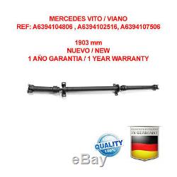 Transmission Shaft Mercedes Vito Viano W639 A6394104806 / Brand New Propshaft