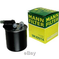 10L Mannol 5W-30 Break Ll + Mann-Filter Mercedes-Benz Vito / Boîte Mixto 122 CDI